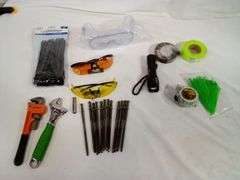 Assortment Of Tools And Supplies