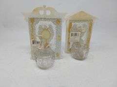 Set of 2 Angel Tea Candle Holders