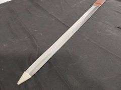 Stainless Steel Sword With Leather Sheath, 40"