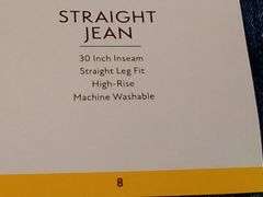 Member's Mark, Women's Straight Jeans, Blue, 30" Inseam, Size 8