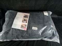 Big Joe Fuf with Liner Black Licorice Bean Bag Chair Replacement Cover