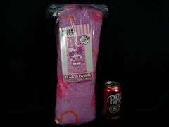Hello Kitty Super Soft Beach Towel – Pink 34" x 64"
