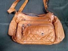 Women's Soft Leather Large Capacity Shoulder Bag – Brown 12" x 8"