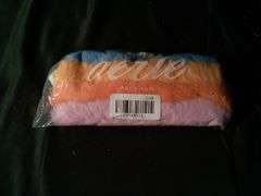 Women's Aerie Fur Sleep Mask with Pretty Stripes/Elastic Band – Size: US O/S