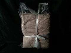 Textured Bedding Coverlet – Beige