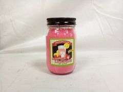Crossroads Strawberry Lemonade Pint Jar Candle – 12 oz