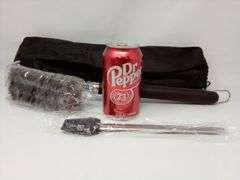 BBQ Grill Set - 18" Grill Cleaning Brush and 15" Marinade Basting Brush