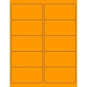 Tape Logic LL185OR Flourescent Orange Shipping Address Labels – 8.5"x11" 133FOB