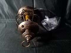 Metal Brass Cage Lantern Table Lamp – Max. 40W 100-240V/AC