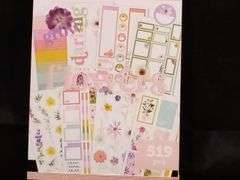 The Happy Planner Me & My Big Ideas Pressed Florals Sticker Sheets – 519 Pcs