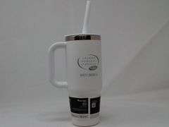 Hydro Flask Scott Siebels Travel Tumbler with Straw & Handle – White 24 oz