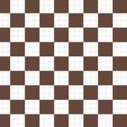Pack of Brown & White Checkered Pattern Tissue Paper