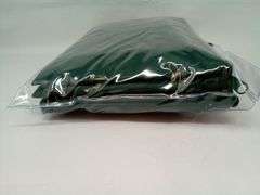 Set of 4 Nylon Zipper Bags & Pouches, Green - for School, Money, Makeup