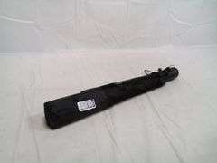 Totes Eco-Friendly Recycled Fabric Auto Open/Close Umbrella – Black