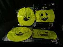 Lot of 4 Pyramex HPSHADE Series Sun Shade Head & Neck Protection – Hi-Vis Lime