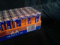 Kaceba, Super Heavy Duty AA Alkaline Batteries 1.5V, 60 Pack