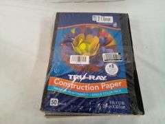 Assortment of 7 Prang & Tru-Ray Construction Papers – 50 Sheets ea.