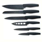 Set of 6 GraniteStone NutriBlade Knives Set – Black