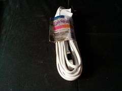Woods, Easy Switch Indoor Extension Cord, White, 15' L