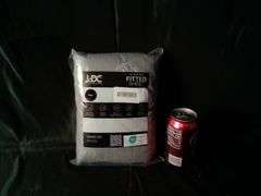 Lux Decor Collection Microfiber Fitted Sheet w/Elastic Deep Pockets – Gray Queen