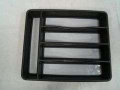 Rubbermaid, Plastic Small Cutlery Tray, Black