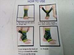 Compression Ankle Brace Sleeve With Straps