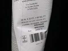 York Wallcovering One Double Roll Wallpaper – Grey/White 26" x 30' RRD7624N