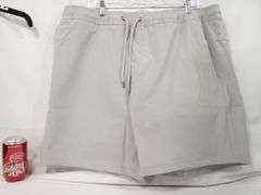 Member's Mark Men's Tech Pull On Short – Light Grey Size: XXL