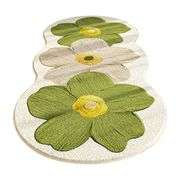 Flower Shaped Non-Slip Indoor Floor Mat – 4' x 18.75"