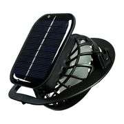 Multifunctional Solar Fan Hat With USB & Solar Charging, Wide Brim, Black