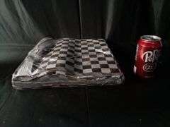 Pack of Brown & White Checkered Pattern Tissue Paper