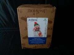 Enesco Jim Shore Heartwood Creek Snowman with Dog Peeking Figurine