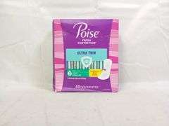 Poise, Fresh Protection Ultra Thin Incontinence Pads, 48 Pack