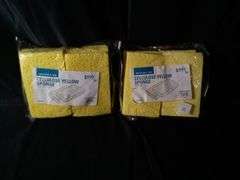 Lavex Janitorial, Cellulose Yellow Sponge, Medium Size, 6"x3.5"x0.75", Pack Of 6