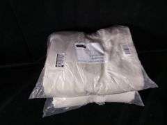 Lot of 2 7th Avenue Seat Cushion Cover – Ottoman Extra-Deep, Sand Beige V1