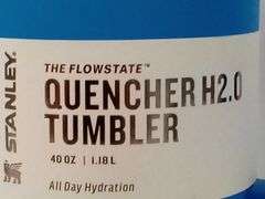 Stanley Flowstate Quencher H2.0 Tumbler with Straw & Handle – Blue 40 oz