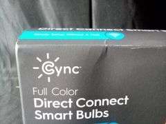 GE Lighting Cync Full Color Direct Connect Smart Bulbs – 800 Brightness, 2 Bulbs