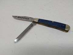 USMC Pocket Knife – Marines 'The Few, The Proud' Two-Blade Folder