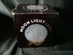Desktop Moon Light Lamp with Stand