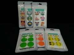 Assortment Of Mosquito Repellent Stickers For Travelling, Camping Sleeping