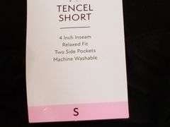 Member's Mark Women's Tencel Short – Black Size: S