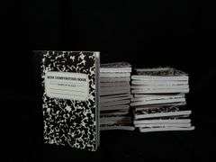 Feela Mini Composition Notebooks – Black 30 Count