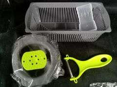 Set of 16 Kitchen Ideas Veggie Slicer – Grey/Green