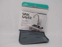 Handy Gourmet Sink Saver Countertop Protector – Grey 14.5" x 5.5" x 0.25" 2.5"D