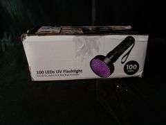 100 LED UV Flashlight – Pet Urine, Stain & Bed Bug Detector
