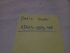 Patio Furniture Cover – Black XPUS-003-49