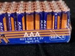 Kaceba Super Heavy Duty AAA Batteries – R03 UM-4 1.5V 60 Pcs