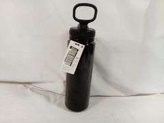 Back to Life Sport Bottle with Straw Lid – Black 24 oz