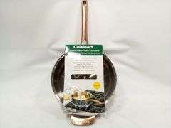 Cuisinart Classic Matte Black SS Sauce Pan w/Lid & Blush Bronze Handle – 3.5 Qt