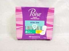 Poise, Fresh Protection Ultra Thin Incontinence Pads, 48 Pack